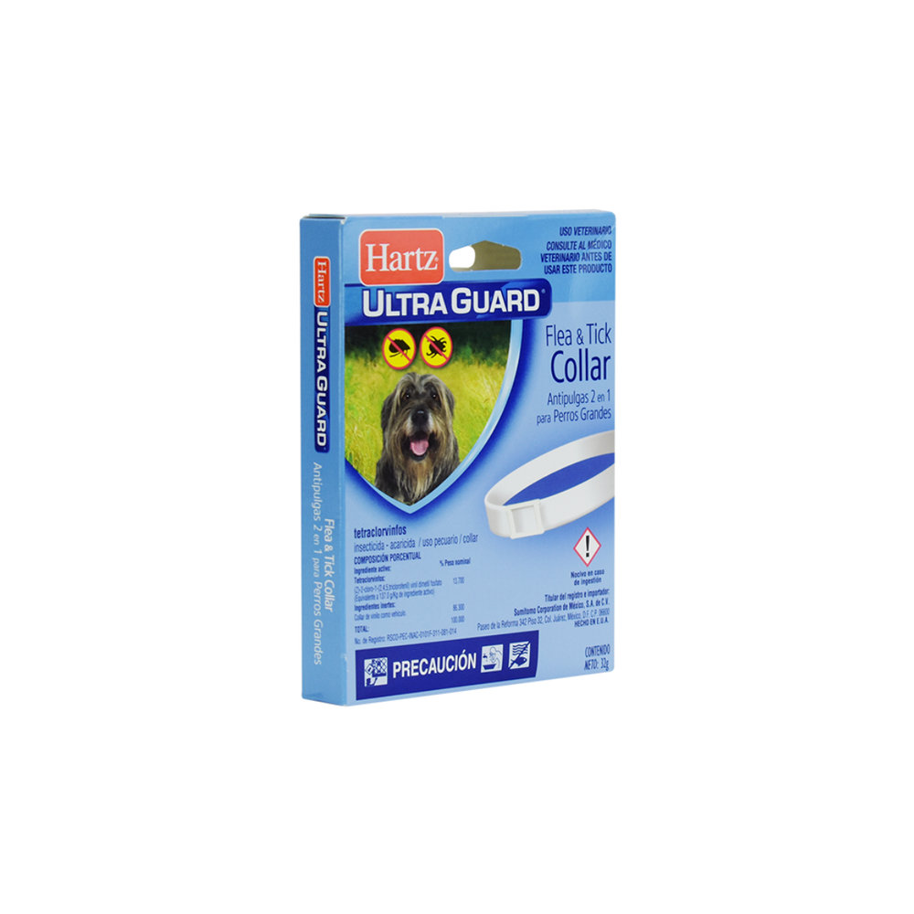 COLLAR ANTIPULGAS PARA RAZAS GRANDES 2 EN 1 HARTZ