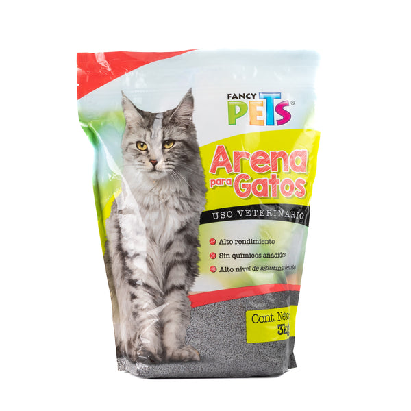 ARENA PARA GATO 3 KG FANCY PETS