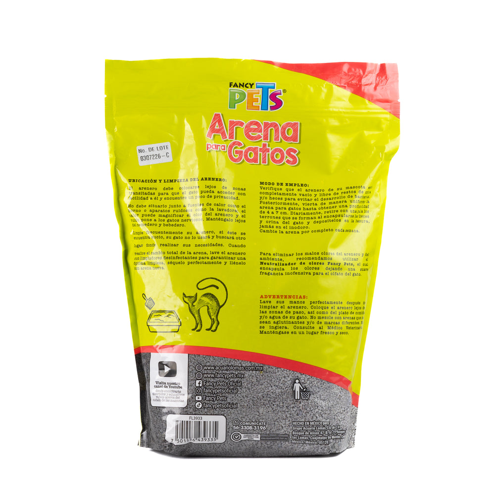 ARENA PARA GATO 3 KG FANCY PETS