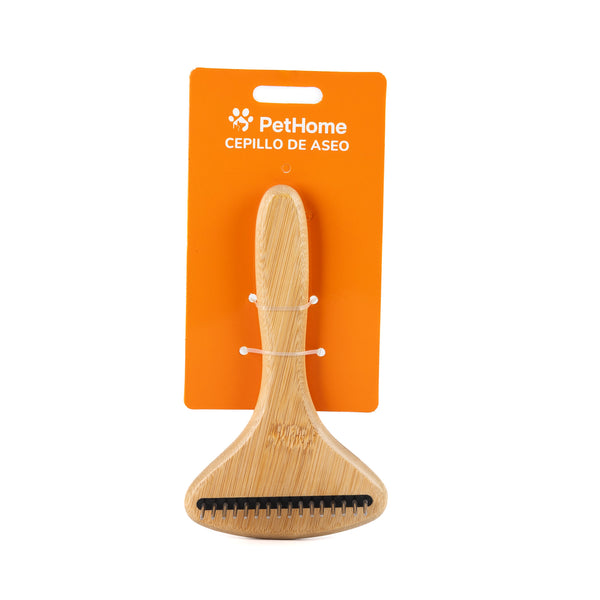 PEINE PARA PERRO MANGO DE BAMBOO PETHOME