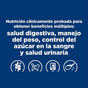 ALIMENTO HUMEDO PARA PERRO EN LATA SOPORTE PARA DIABETES W/D HILLS