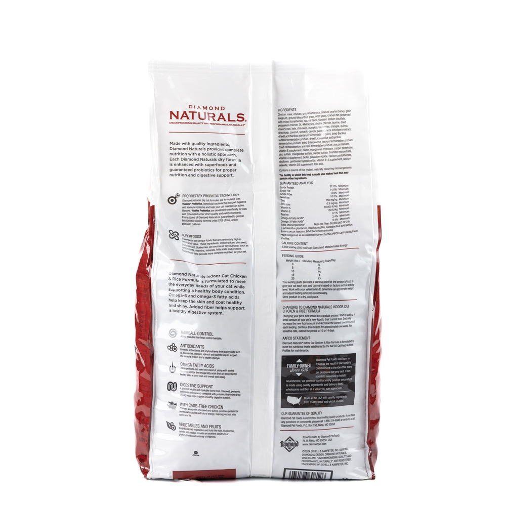 ALIMENTO SECO PARA GATO DE INTERIOR 2.7KG DIAMOND
