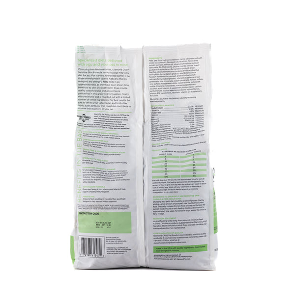 ALIMENTO SECO PARA PERRO CON PIEL SENSIBLE 11KG DIAMOND CARE
