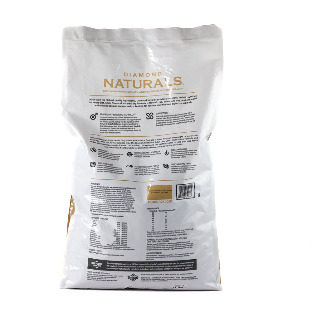 ALIMENTO SECO PARA PERRO REDUCIDO EN CALORIAS 3.1KG DIAMOND