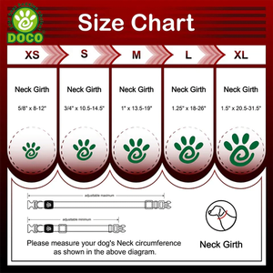 COLLAR PARA PERRO DE NYLON ACOLCHONADO ULTRALIGERO DOCO