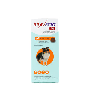TABLETA ANTIPULGAS SMALL 100MG 1 MES BRAVECTO