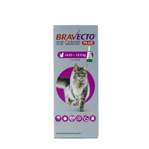 PIPETA ANTUPULGAS PLUS FOR CAT 500MG BRAVECTO
