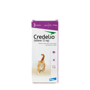 TABLETA ANTIPARASITARIA CREDELIO GATO TAB 12 MG ELANCO