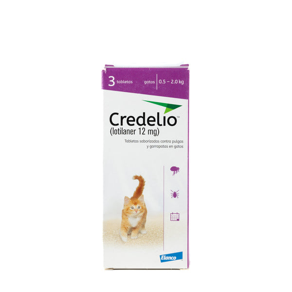 TABLETA ANTIPARASITARIA CREDELIO GATO TAB 12 MG ELANCO