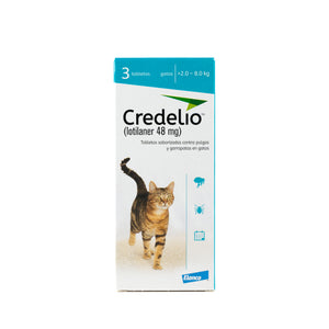 TABLETA ANTIPARASITARIA CREDELIO GATO TAB 48 MG ELANCO
