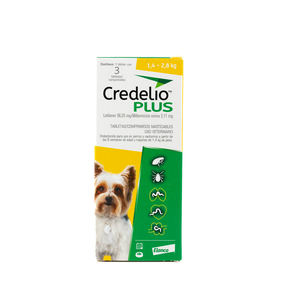 TABLETA ANTIPARASITARIA CREDELIO PLUS TAB 56.25 MG ELANCO