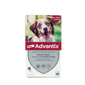 PIPETA ANTIPULGAS ADVANTIX PERROS 1.0 ML ELANCO