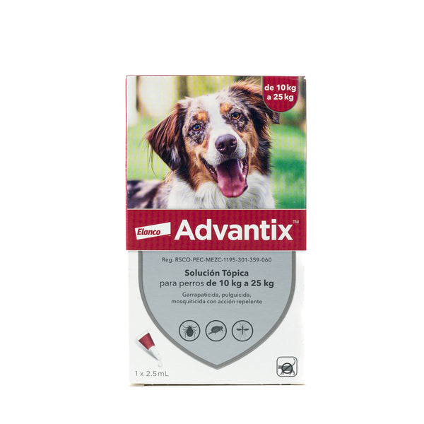 PIPETA ANTIPULGAS ADVANTIX PERROS 1.0 ML ELANCO