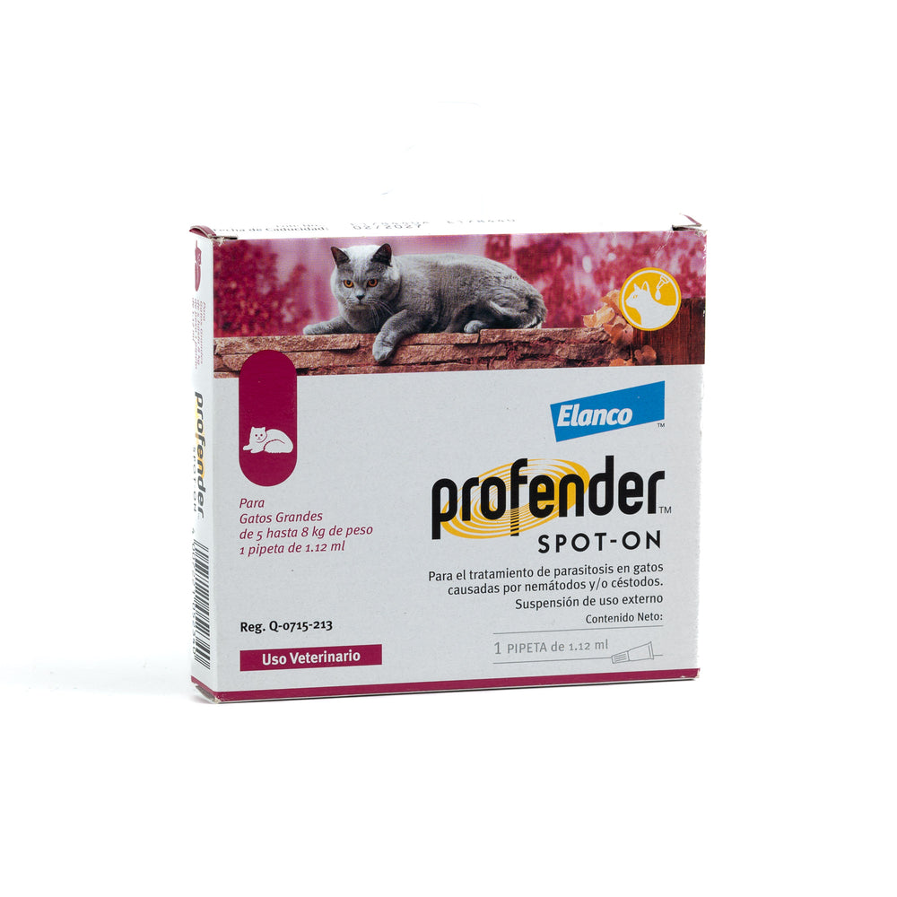 PIPPETA ANTICPULGAS PROFENDER CAT 1.12 ML