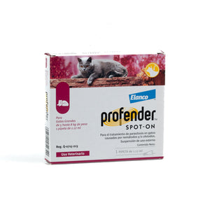 Profender Spot-On pipeta desparasitante interna para gato, 5 a 8 kg