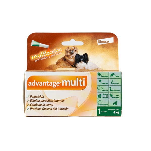 PIPETA ANTIPARASITARIA ADVANTAGE MULTI 0.4 ML DOG ELANCO