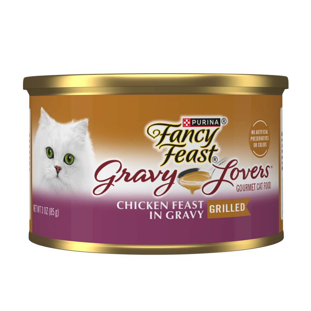 Fancy Feast Casserole pollo alimento húmedo en lata para gato adulto, 85 g