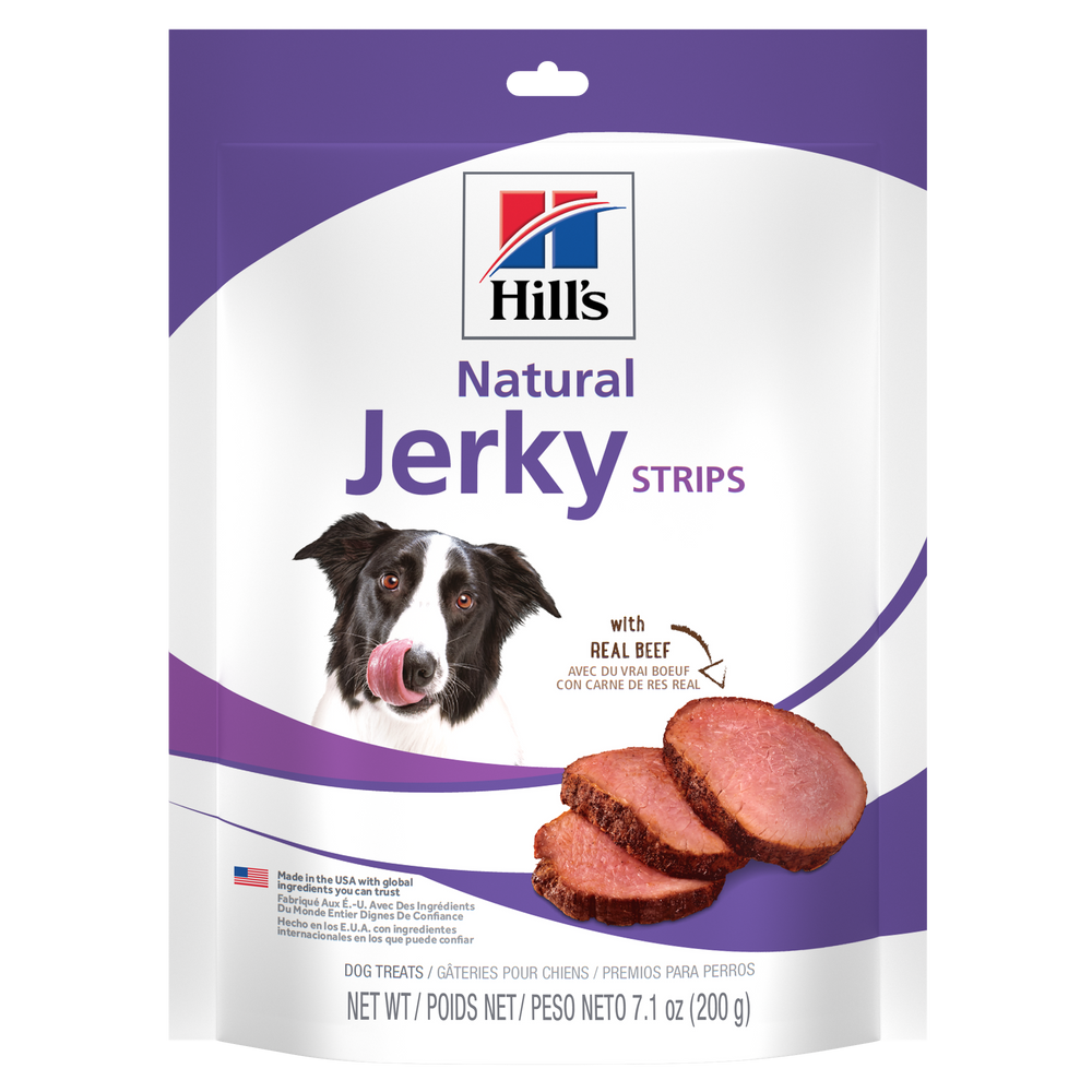 Hill's Natural Jerky Strips premios para perro con carne de res real, 200 g