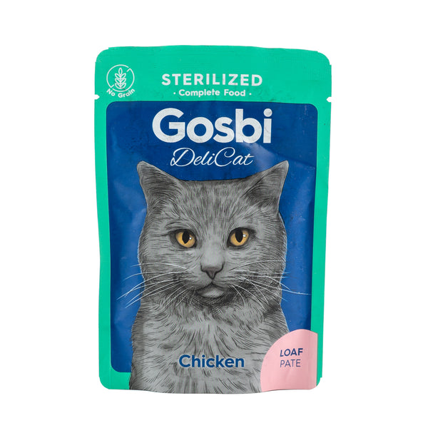 ALIMENTO HUMEDO DELICAT STERILIZED IBERICO LOAF 70 g. GOSBI