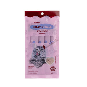 ALIMENTO HUMEDO PARA GATO CON SABOR ATUN SNACK CREAMY LOPETS