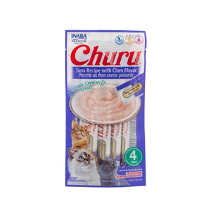 ALIMENTO HUMEDO PARA GATO CON SABOR ALMEJA CON ATUN CHURU