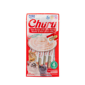 ALIMENTO HUMEDO PARA GATO CON SABOR CANGREJO CON ATUN CHURU