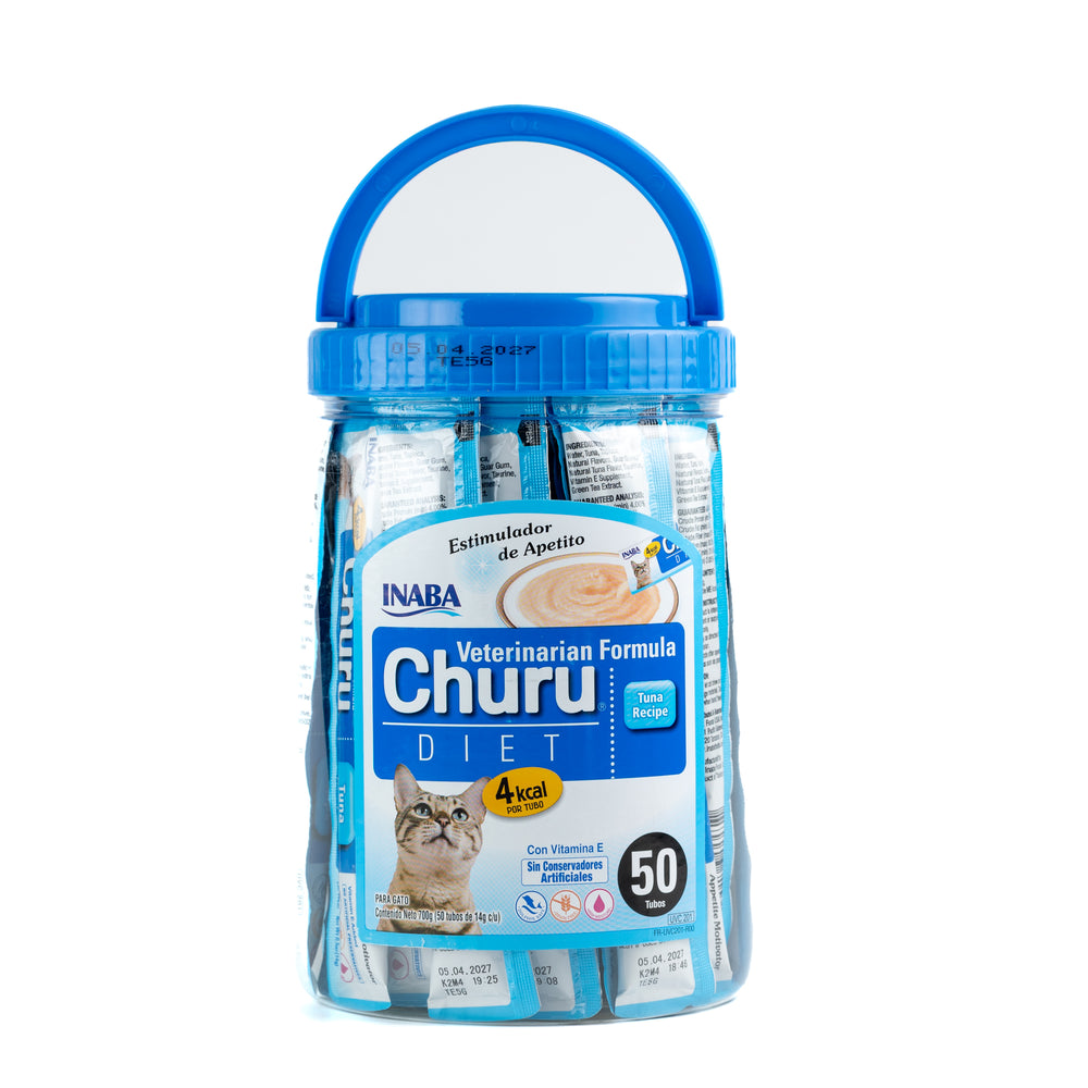 ALIMENTO HUMEDO CHURU ATUN BOTE 50 PZ