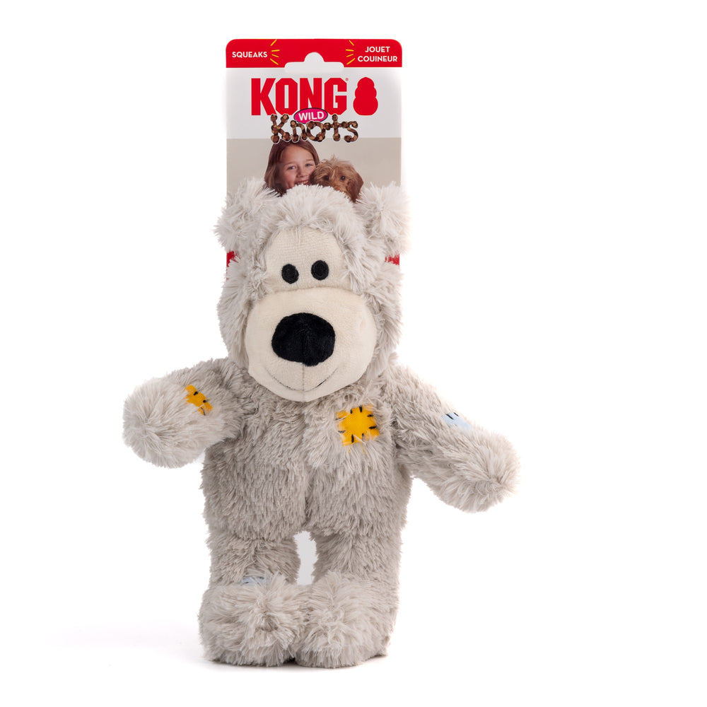 PEUCHE PARA MASCOTA OSO CON NUDOS SALVAJES JUMBO XL KONG