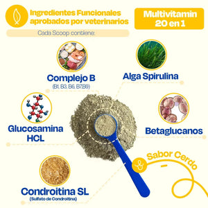 MULTIVITAMINICO PARA MASCOTAS 270GR DOGELTHY