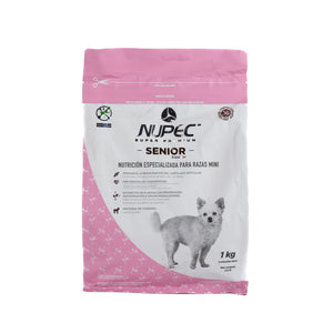 ALIMENTO SECO PARA PERRO SENIOR RAZAS MINI 1K NUPEC