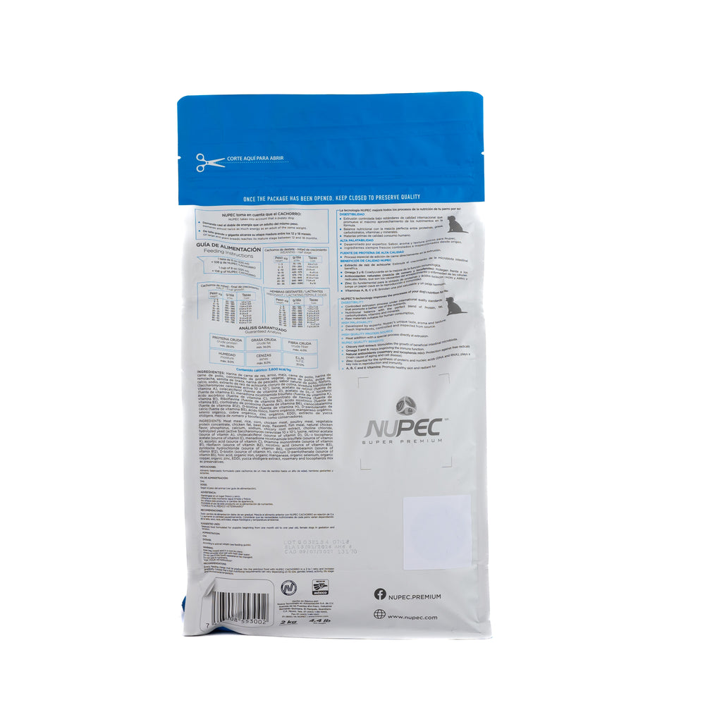 ALIMENTO SECO PARA CACHORRO 8K NUPEC