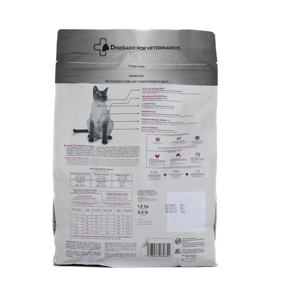 ALIMENTO SECO PARA GATO CON PROBLEMAS RENALES 1.5KG NUPEC