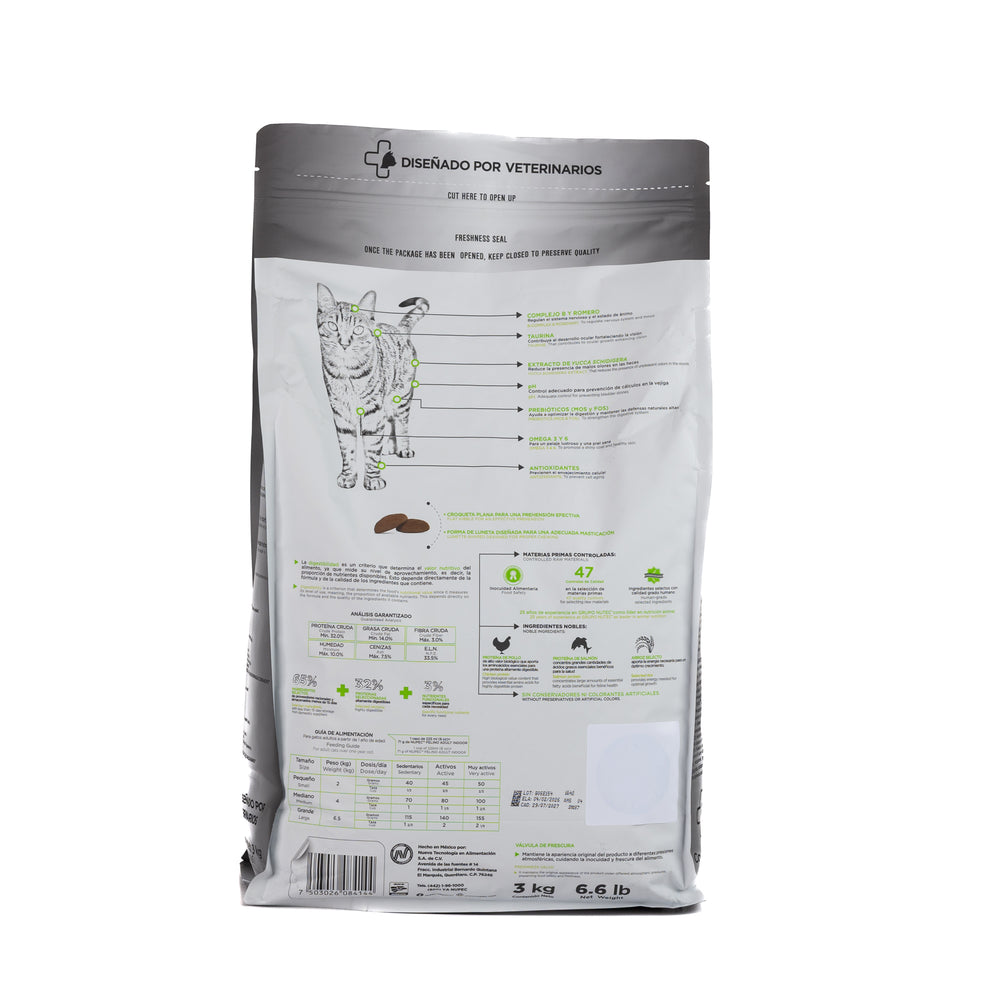 ALIMENTO SECO PARA GATO DE INTERIOR 5K NUPEC