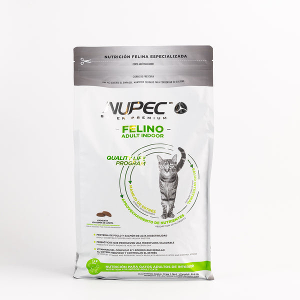 INDOOR CAT DRY FOOD 1.5KG NUPEC