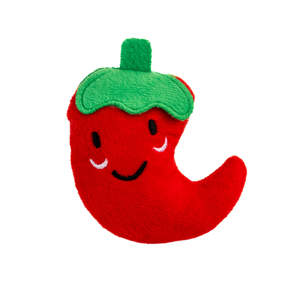 PELUCHE PARA MASCOTA CHILE ROJO SONRIENTE MANKALAND