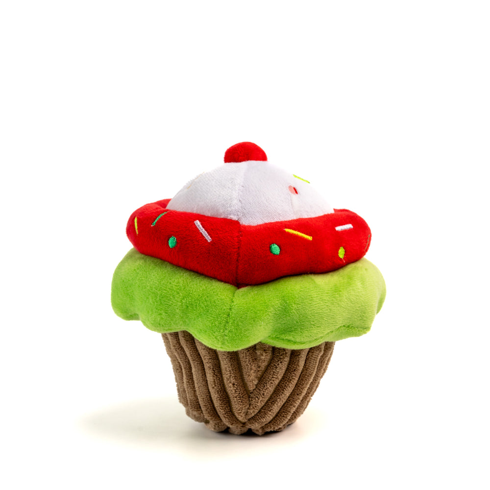 JUGUETE PELUCHE PARA MASCOTA MUFFIN DE CUMPLEAÑOS PACA