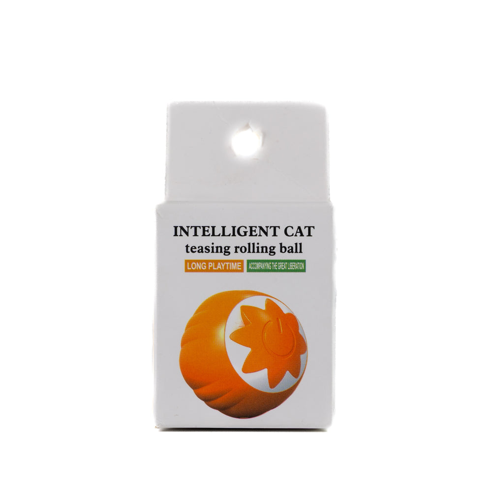 JUGUETE PELOTA ELECTRICA EN FORMA DE CALABAZA PARA GATO MANKALAND