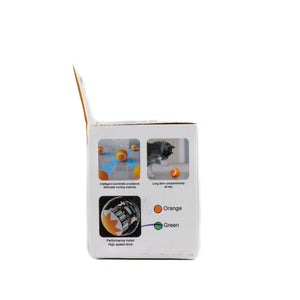 JUGUETE PELOTA ELECTRICA EN FORMA DE CALABAZA PARA GATO MANKALAND