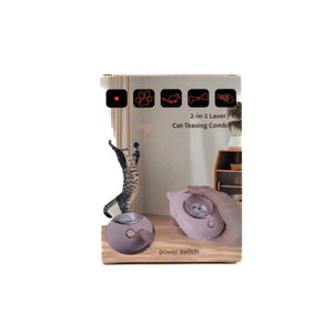 CEPILLO CON LASER PARA GATO MANKALAND