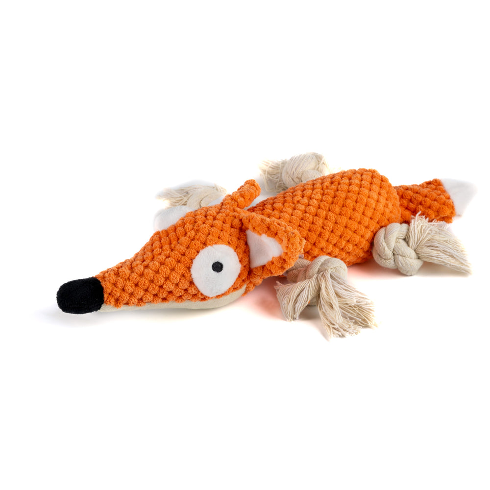 PELUCHE DE CUERDA PARA PERRO ZORRO MANKALAND