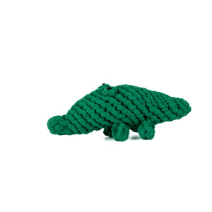 PELUCHE TEJIDO PARA PERRO CON FORMA DE COCODRILO SMARLOVE