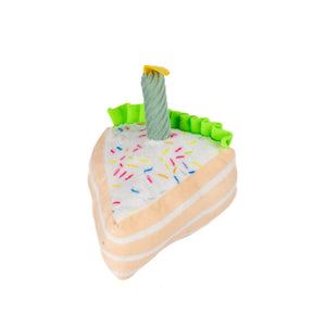 PELUCHE PARA MASCOTAS DE CUMPLEAÑOS PEDAZO DE PASTEL PACA