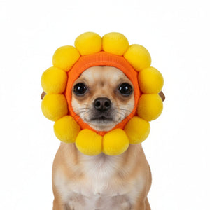 GORRO PARA MASCOTAS EN FORMA DE GIRASOL SMARTLOVE