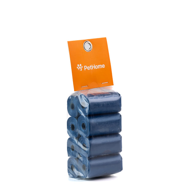 PAQUETE DE BOLSAS PETHOME PARA POPO  8 ROLLOS DE 15PZAS CON AROMA