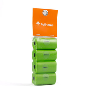 PetHome bolsas con aroma a lavanda para popó de perro, 4 rollos de 15 piezas / Olivo