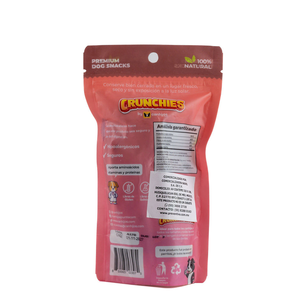 PREMIOS PARA PERRO DE TRAQUEA DE RES 35 GR CRUNCHIES