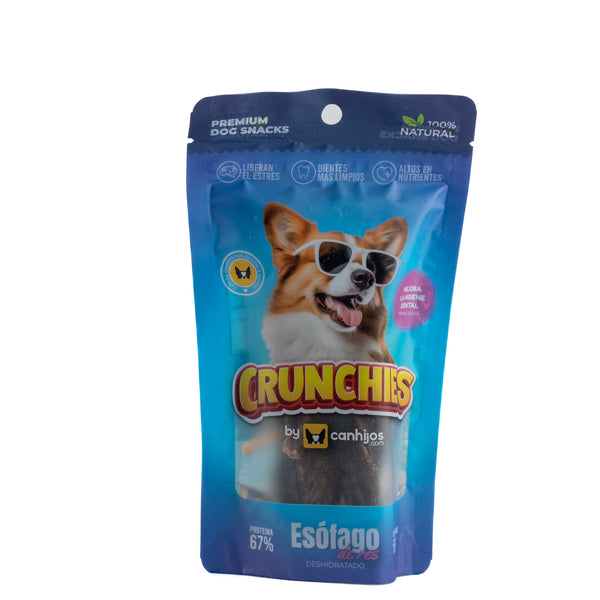 PREMIOS PARA PERRO ESOFAGO DE RES CRUNCHIES