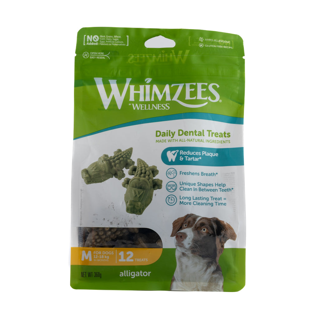 PREMIOS DENTALES CON FORMA DE COCODRILO WHIMZEES