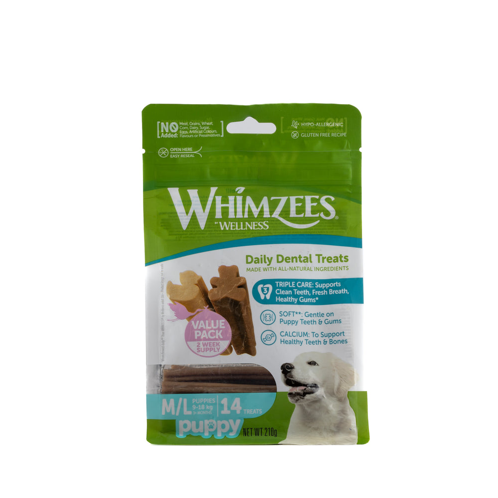 PREMIOS DENTALES PARA CACHORRO M/L WHIMZEES