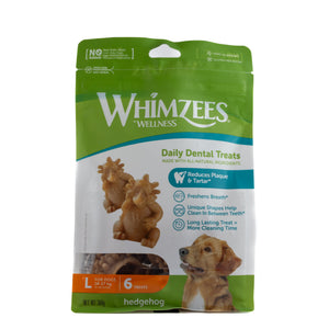 PREMIOS PARA PERRO PUERCO ESPÍN TAMAÑO GRANDE WHIMZEES